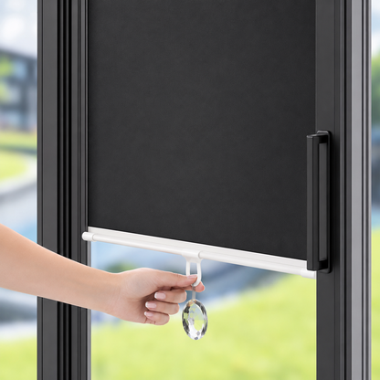 Blackout No Drill Blinds for Windows, Patio Doors & Kitchens – Easy Fit, No Screws, No Drilling Required